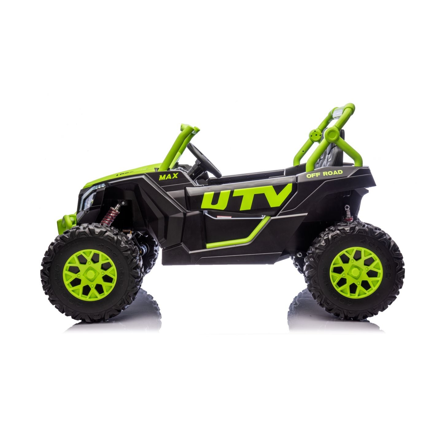 Buggy UTV XXL 24 Volts 14Ah Vert, buggy électrique enfant, version 2 places - 4 moteurs