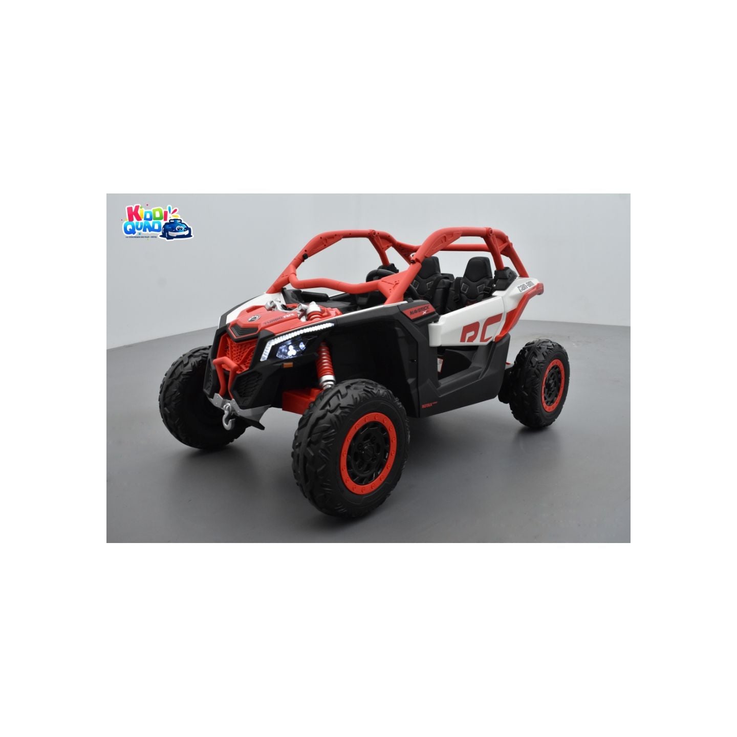 Buggy Can-Am "Maverick" 24 Volts électrique enfant Rouge, buggy électrique enfant 24 Volts 7 Ah, 2 moteurs