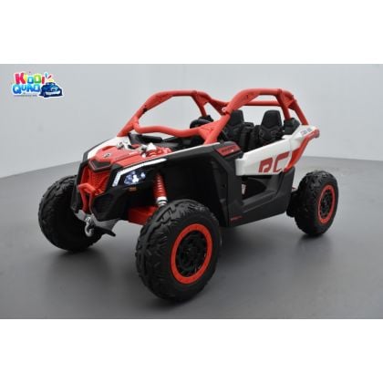 Buggy Can-Am "Maverick" 24 Volts électrique enfant Rouge, buggy électrique enfant 24 Volts 7 Ah, 2 moteurs
