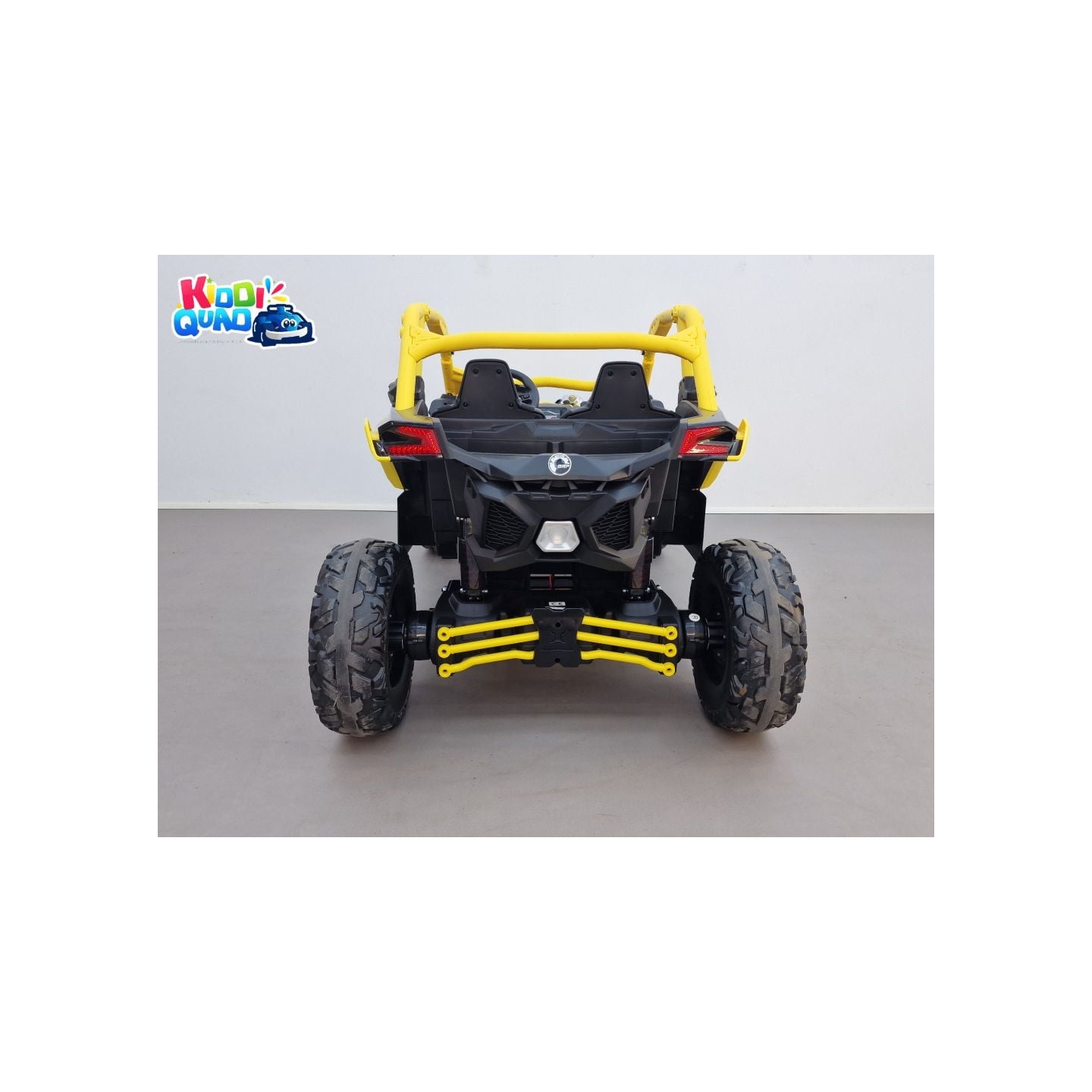 Buggy Can-Am "Maverick" 24 Volts électrique enfant Jaune, buggy électrique enfant 24 Volts 7 Ah, 4 moteurs