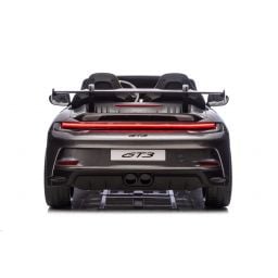 Porsche 911 GT3 2 places Gris Métallisé, voiture électrique pour enfant, 24 volts - 4 moteurs