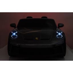 Porsche 911 GT3 2 places Gris Métallisé, voiture électrique pour enfant, 24 volts - 4 moteurs