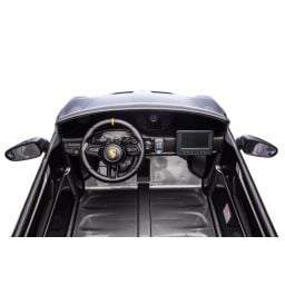 Porsche 911 GT3 2 places Gris Métallisé, voiture électrique pour enfant, 24 volts - 4 moteurs