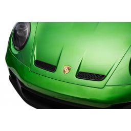 Porsche 911 GT3 2 places Vert Métallisé, voiture électrique pour enfant, 24 volts - 4 moteurs