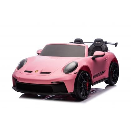Porsche 911 GT3 2 places Rose, voiture électrique pour enfant, 24 volts - 4 moteurs