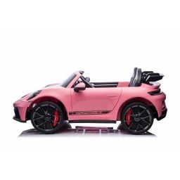 Porsche 911 GT3 2 places Rose, voiture électrique pour enfant, 24 volts - 4 moteurs