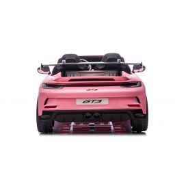 Porsche 911 GT3 2 places Rose, voiture électrique pour enfant, 24 volts - 4 moteurs