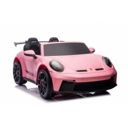 Porsche 911 GT3 2 places Rose, voiture électrique pour enfant, 24 volts - 4 moteurs