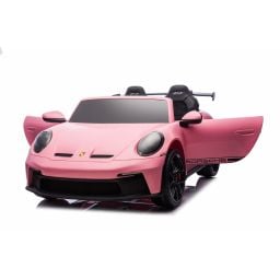 Porsche 911 GT3 2 places Rose, voiture électrique pour enfant, 24 volts - 4 moteurs