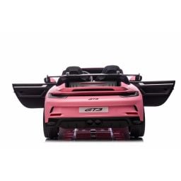 Porsche 911 GT3 2 places Rose, voiture électrique pour enfant, 24 volts - 4 moteurs