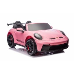 Porsche 911 GT3 2 places Rose, voiture électrique pour enfant, 24 volts - 4 moteurs