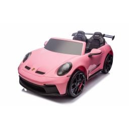 Porsche 911 GT3 2 places Rose, voiture électrique pour enfant, 24 volts - 4 moteurs
