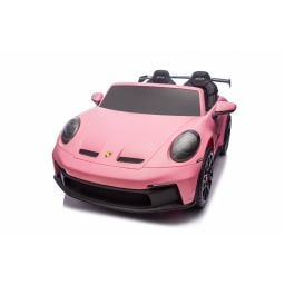 Porsche 911 GT3 2 places Rose, voiture électrique pour enfant, 24 volts - 4 moteurs