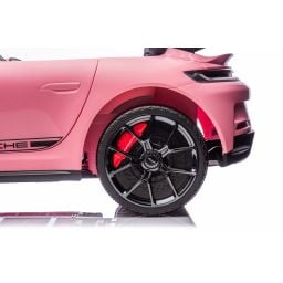Porsche 911 GT3 2 places Rose, voiture électrique pour enfant, 24 volts - 4 moteurs