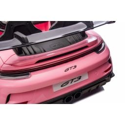 Porsche 911 GT3 2 places Rose, voiture électrique pour enfant, 24 volts - 4 moteurs