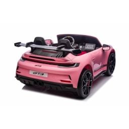 Porsche 911 GT3 2 places Rose, voiture électrique pour enfant, 24 volts - 4 moteurs