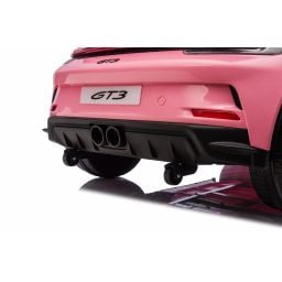 Porsche 911 GT3 2 places Rose, voiture électrique pour enfant, 24 volts - 4 moteurs