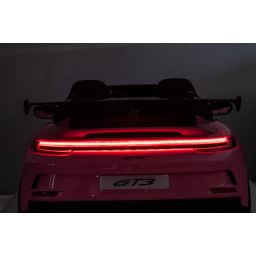Porsche 911 GT3 2 places Rose, voiture électrique pour enfant, 24 volts - 4 moteurs