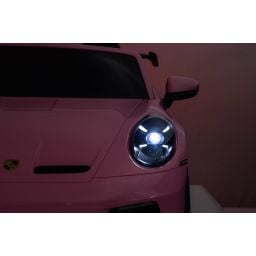Porsche 911 GT3 2 places Rose, voiture électrique pour enfant, 24 volts - 4 moteurs