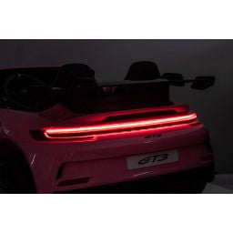 Porsche 911 GT3 2 places Rose, voiture électrique pour enfant, 24 volts - 4 moteurs