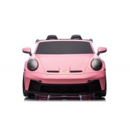 Porsche 911 GT3 2 places Rose, voiture électrique pour enfant, 24 volts - 4 moteurs