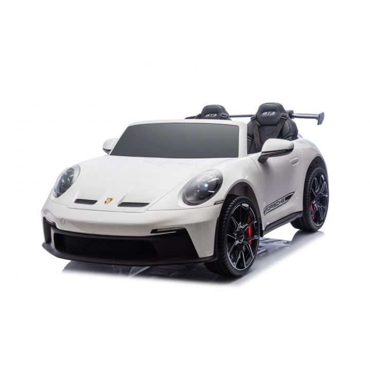 Porsche 911 GT3 2 places Blanc, voiture électrique pour enfant, 24 volts - 4 moteurs