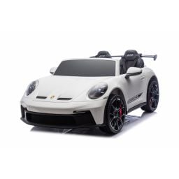 Porsche 911 GT3 2 places Blanc, voiture électrique pour enfant, 24 volts - 4 moteurs