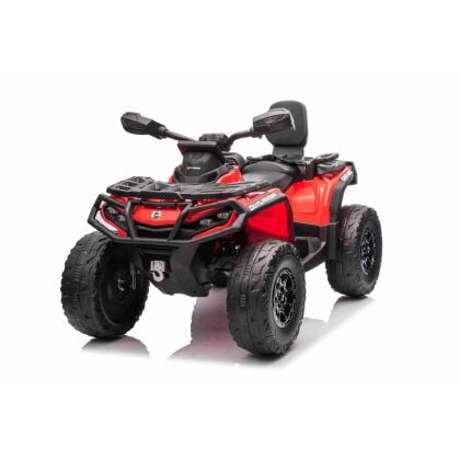 Quad Can-Am Outlander 24 Volts Volts électrique enfant rouge, quad électrique enfant 24 Volts 7 Ah, 4 moteurs