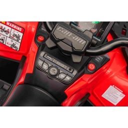 Quad Can-Am Outlander 24 Volts Volts électrique enfant rouge, quad électrique enfant 24 Volts 7 Ah, 4 moteurs