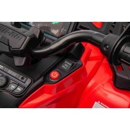 Quad Can-Am Outlander 24 Volts Volts électrique enfant rouge, quad électrique enfant 24 Volts 7 Ah, 4 moteurs