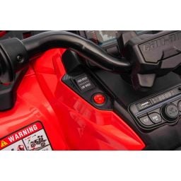 Quad Can-Am Outlander 24 Volts Volts électrique enfant rouge, quad électrique enfant 24 Volts 7 Ah, 4 moteurs