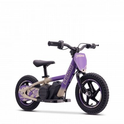 Draisienne électrique enfant SEDNA MX 12 pouces violet, 2 à 6 ans