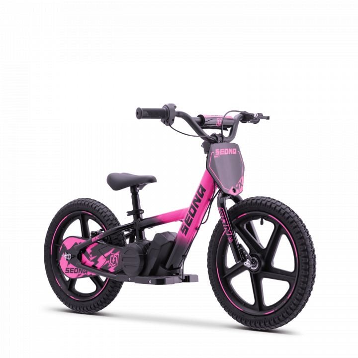 Draisienne électrique enfant SEDNA MX 16 pouces rose, 5 à 12 ans