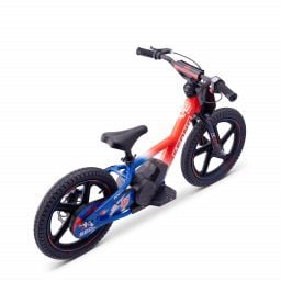 Draisienne électrique enfant SEDNA MX 16 pouces bleu / blanc / rouge, 5 à 12 ans