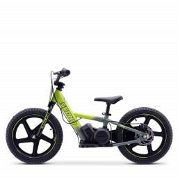 Draisienne électrique enfant SEDNA MX 16 pouces vert, 5 à 12 ans