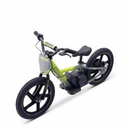 Draisienne électrique enfant SEDNA MX 16 pouces vert, 5 à 12 ans