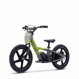Draisienne électrique enfant SEDNA MX 16 pouces vert, 5 à 12 ans