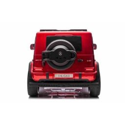 Mercedes G63 AMG XXL 2 places Rouge Métallisée, voiture électrique pour enfant, 2 x 24 volts 7Ah - 4 moteurs