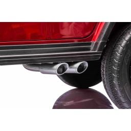 Mercedes G63 AMG XXL 2 places Rouge Métallisée, voiture électrique pour enfant, 2 x 24 volts 7Ah - 4 moteurs