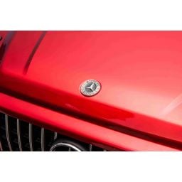 Mercedes G63 AMG XXL 2 places Rouge Métallisée, voiture électrique pour enfant, 2 x 24 volts 7Ah - 4 moteurs