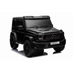 Mercedes G63 AMG XXL 2 places Noir Métallisée, voiture électrique pour enfant, 2x24 volts 7Ah - 4 moteurs