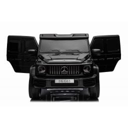 Mercedes G63 AMG XXL 2 places Noir Métallisée, voiture électrique pour enfant, 2x24 volts 7Ah - 4 moteurs