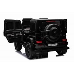 Mercedes G63 AMG XXL 2 places Noir Métallisée, voiture électrique pour enfant, 2x24 volts 7Ah - 4 moteurs
