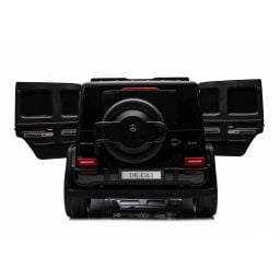 Mercedes G63 AMG XXL 2 places Noir Métallisée, voiture électrique pour enfant, 2x24 volts 7Ah - 4 moteurs