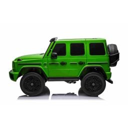 Mercedes G63 AMG XXL Vert Mat 2 places, voiture électrique pour enfant, 2 x 24 volts 7Ah - 4 moteurs