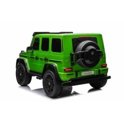Mercedes G63 AMG XXL Vert Mat 2 places, voiture électrique pour enfant, 2 x 24 volts 7Ah - 4 moteurs