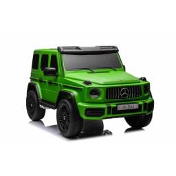Mercedes G63 AMG XXL Vert Mat 2 places, voiture électrique pour enfant, 2 x 24 volts 7Ah - 4 moteurs
