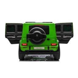 Mercedes G63 AMG XXL Vert Mat 2 places, voiture électrique pour enfant, 2 x 24 volts 7Ah - 4 moteurs