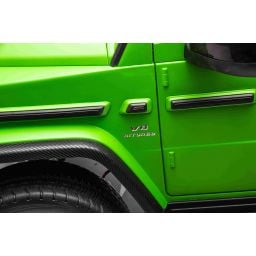 Mercedes G63 AMG XXL Vert Mat 2 places, voiture électrique pour enfant, 2 x 24 volts 7Ah - 4 moteurs