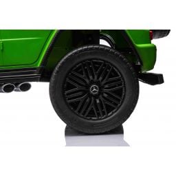 Mercedes G63 AMG XXL Vert Mat 2 places, voiture électrique pour enfant, 2 x 24 volts 7Ah - 4 moteurs